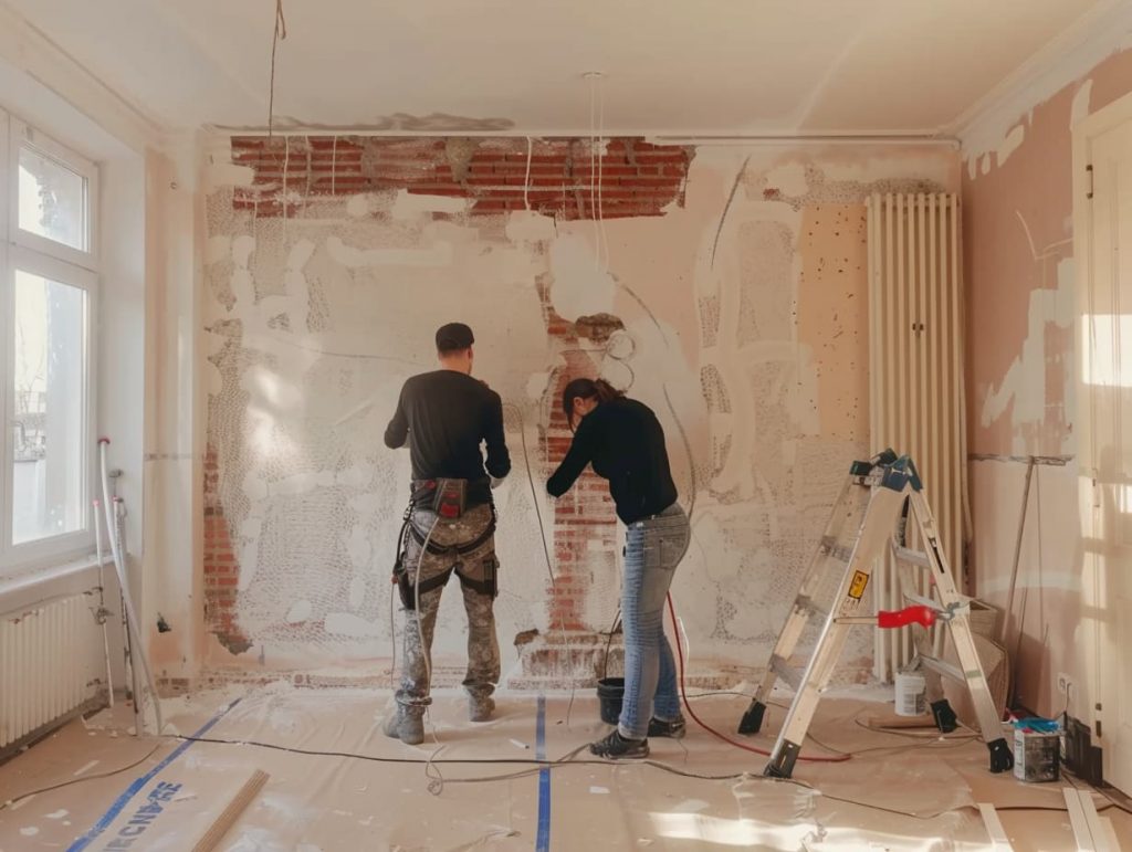 Travaux dans un logement